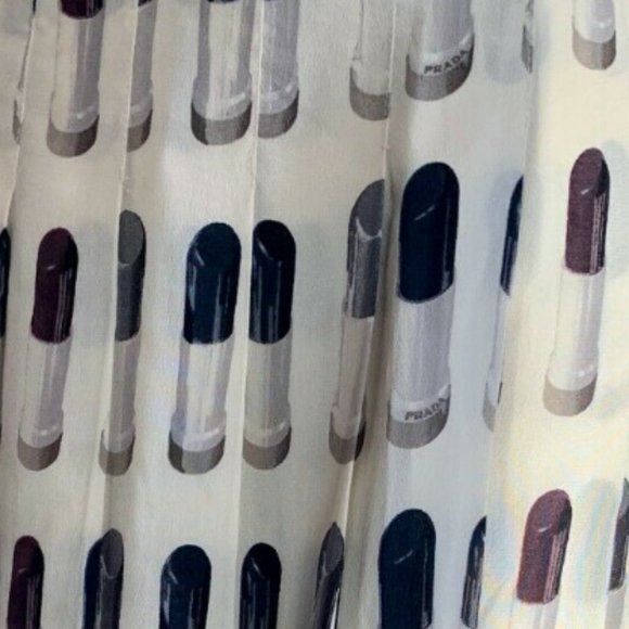 ICONIC VINTAGE PRADA LIPSTICK RUNWAY SKIRT RARE COLLECTIBLE 40 / 4 - Picture 10 of 13